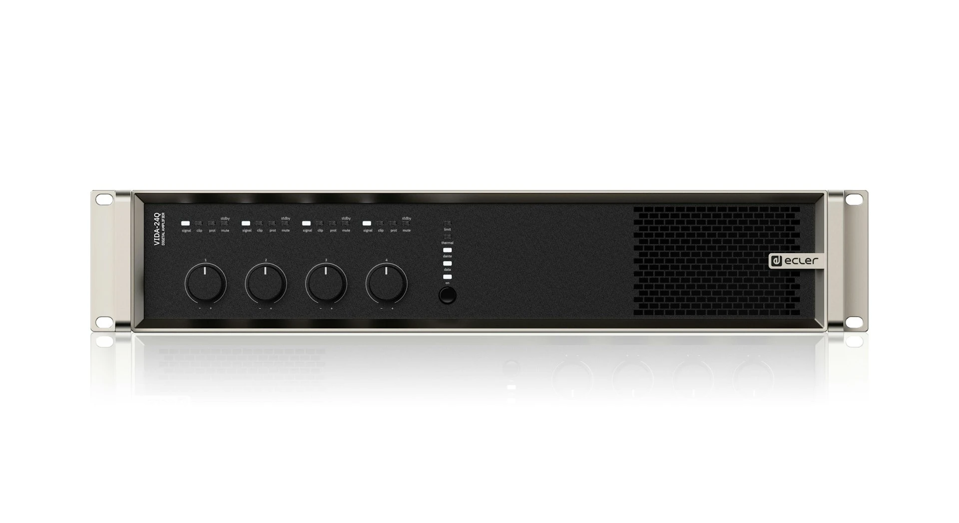 ECLER VIDA24Q   4CH 2400W DSP Dante/AES67 Amplifier