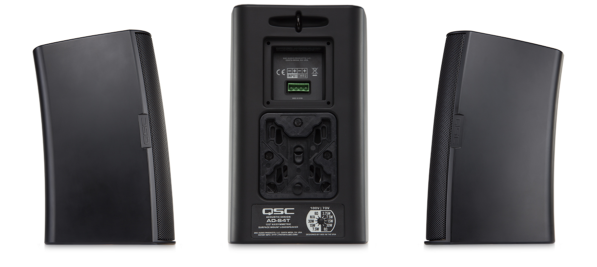 QSC AD S4T Black     Acoustic Design™ Speaker