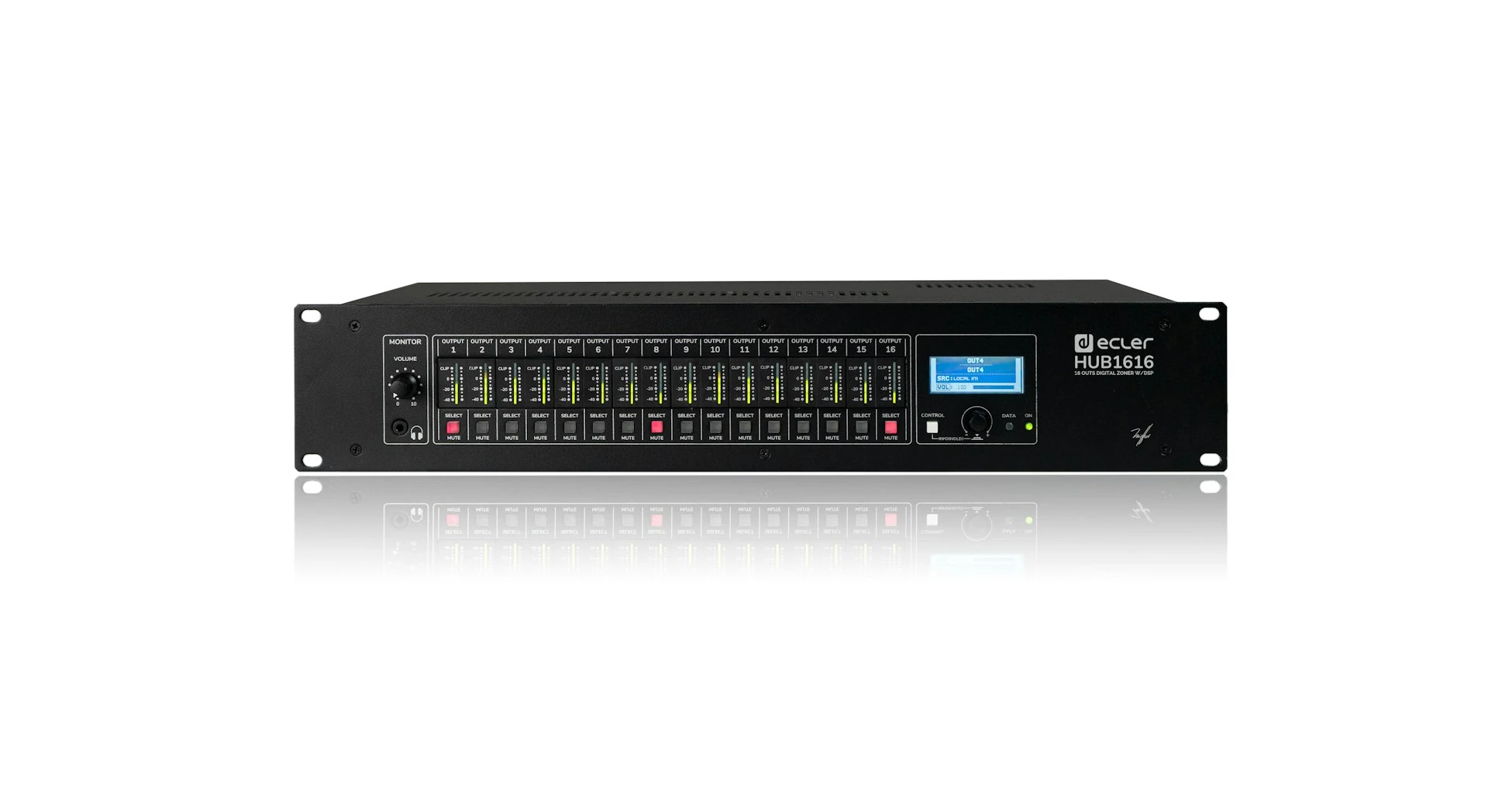 ECLER HUB1616 HUB-Series Digital Zoner
