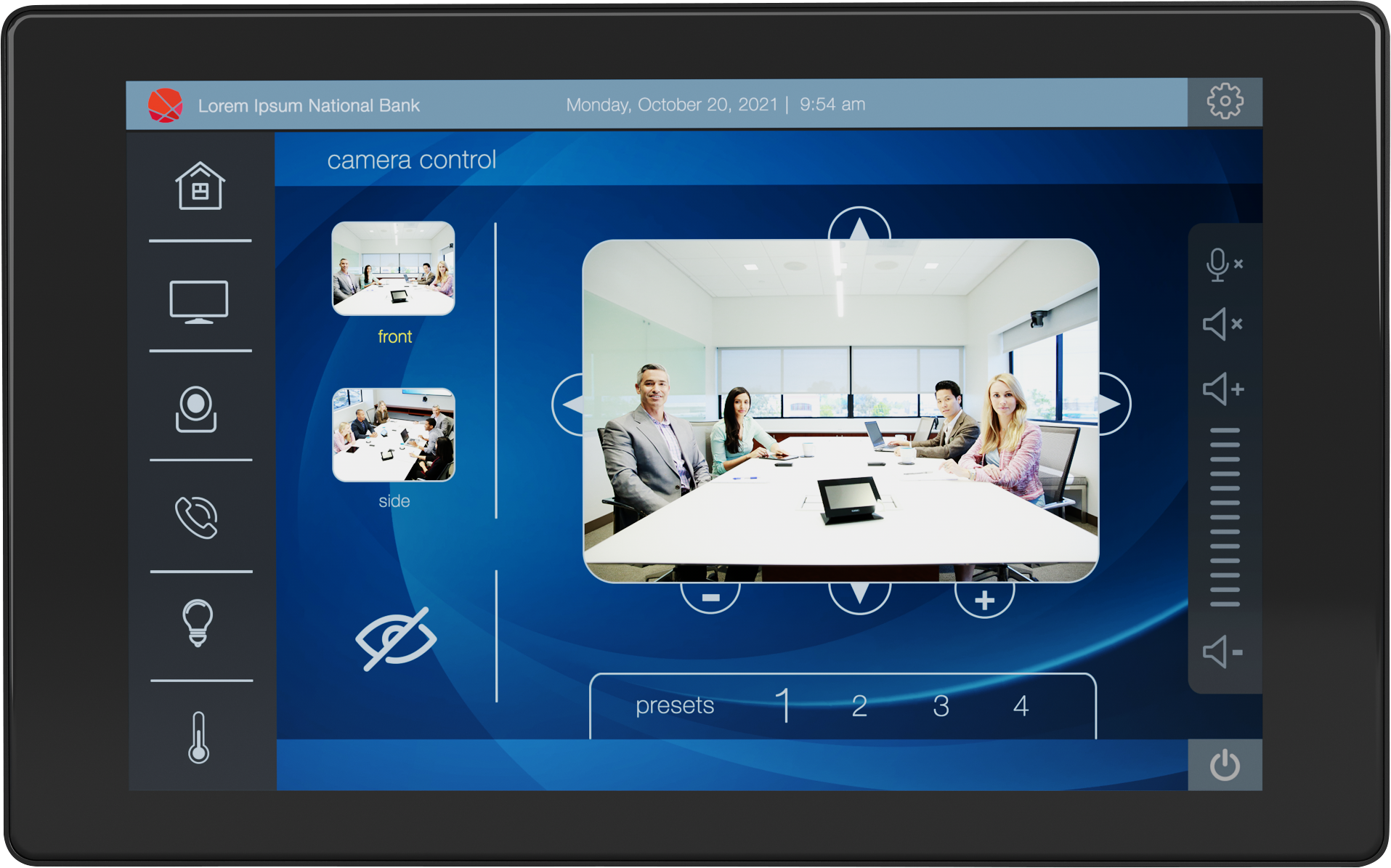 QSYS™ TSC70 Gen.3          7.0" Network Touchscreen Controller