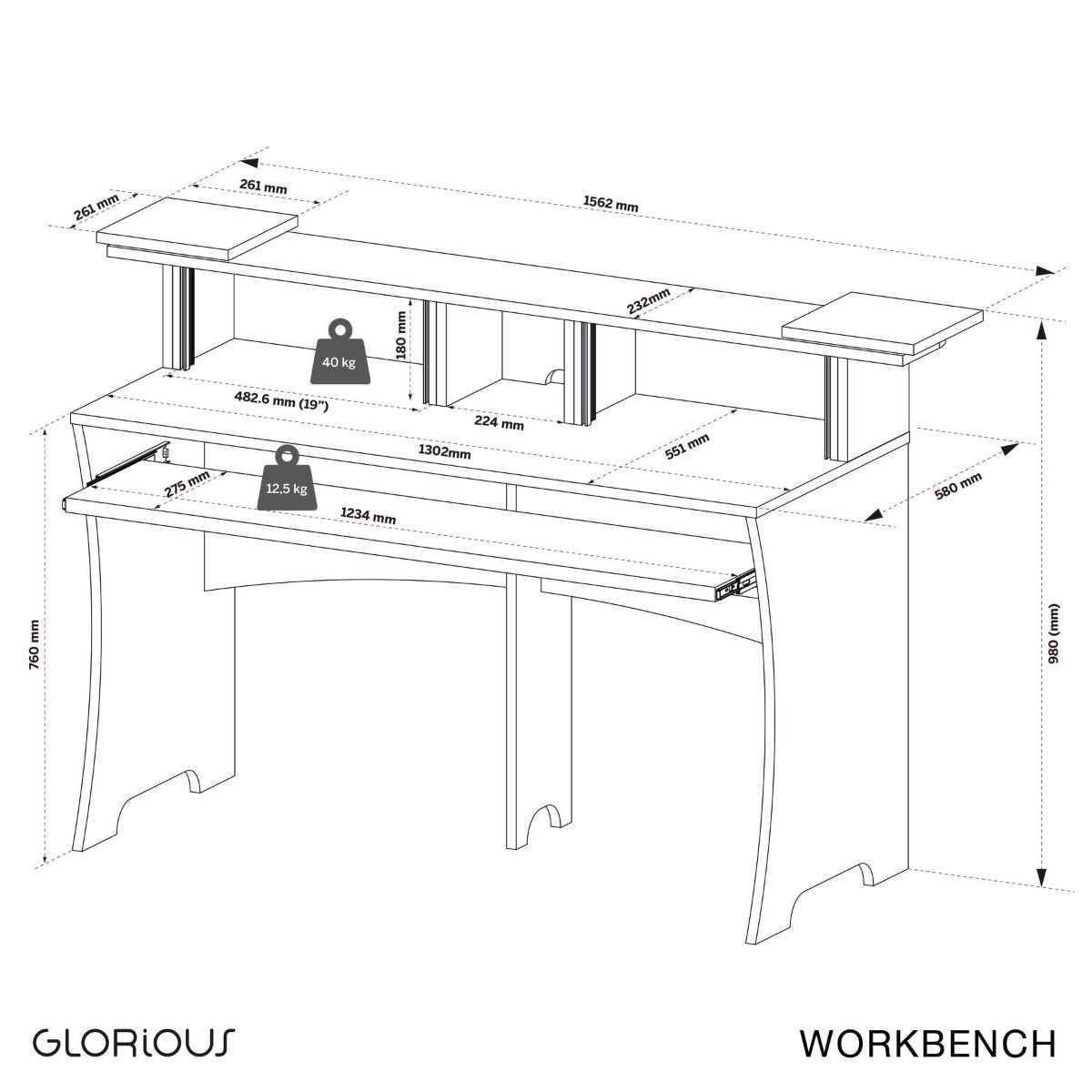 GLORIOUS Workbench Driftwood