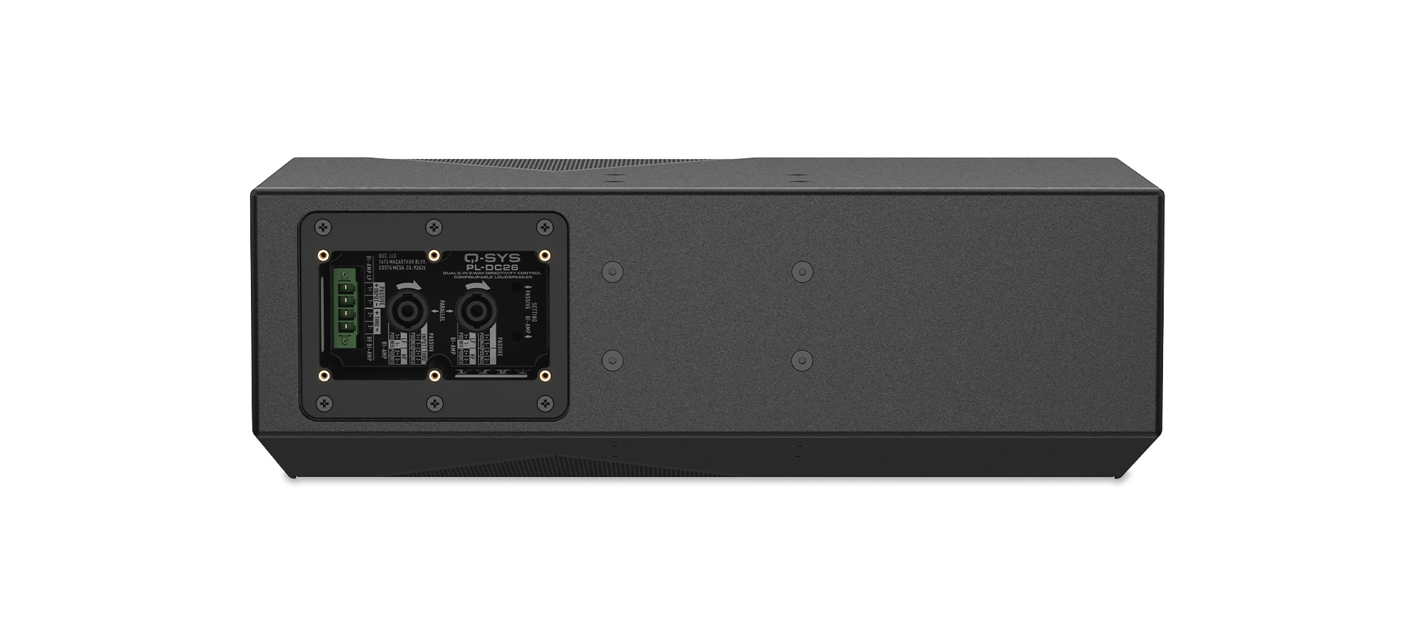 QSYS™ PL-Series PL-DC26 Black     Point Source Loudspeaker