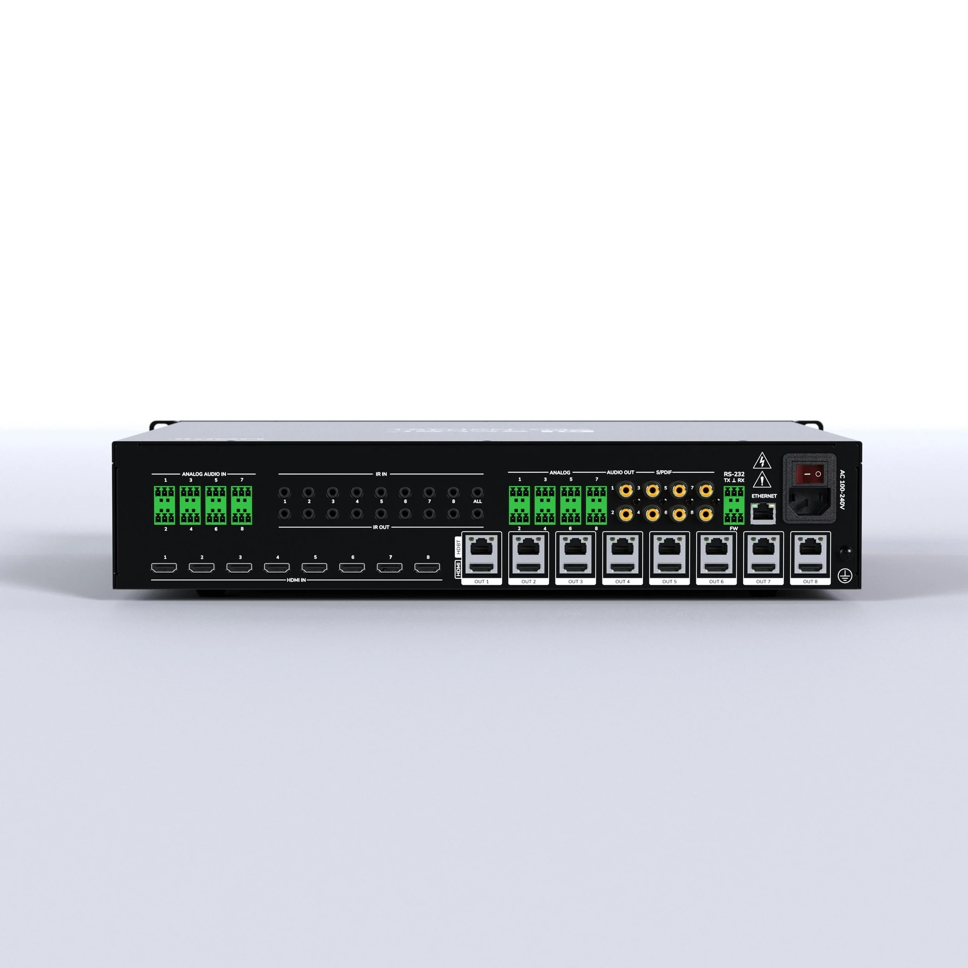 ECLER Video VEO-MXH48T 8x8 HDMI/HDBaseT Matrix 4K/UHD