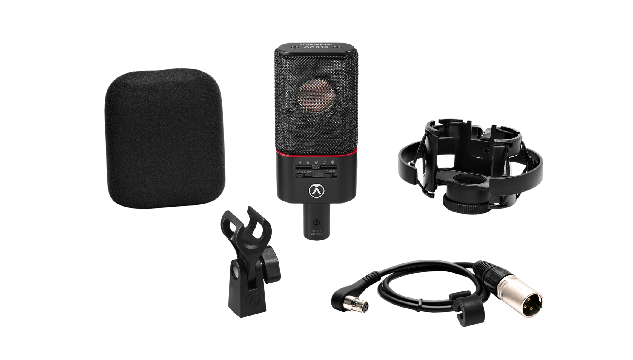 AUSTRIAN AUDIO OC818 Black Studio Set