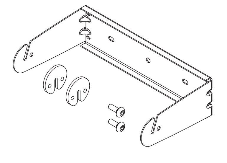 Q-SYS™ PL-Series PL-CA12-YM Black Bügelhalterung