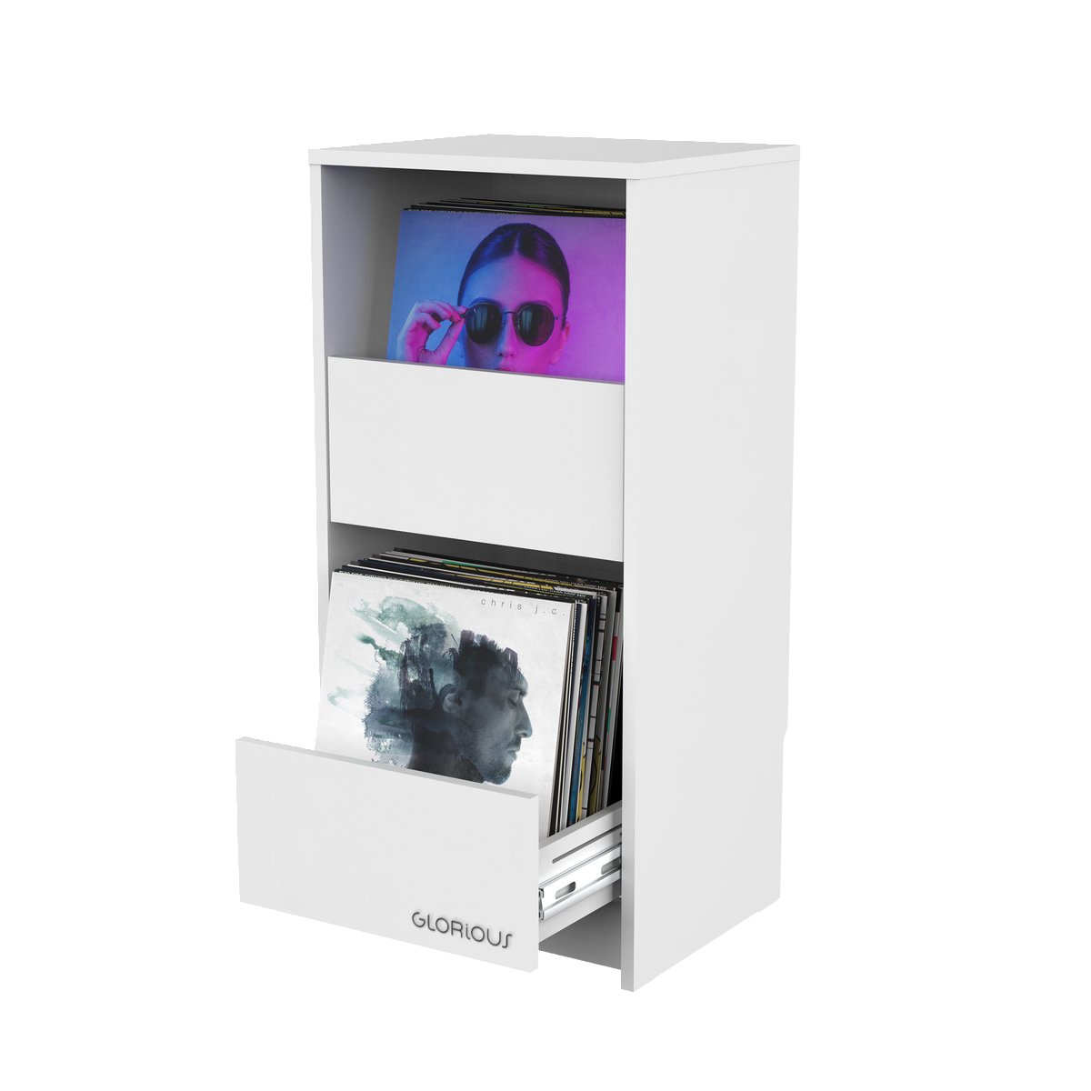 GLORIOUS Vinyl Vault White