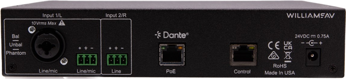 WILLIAMS AV Infinium™ BA C1 Auracast™ Controller