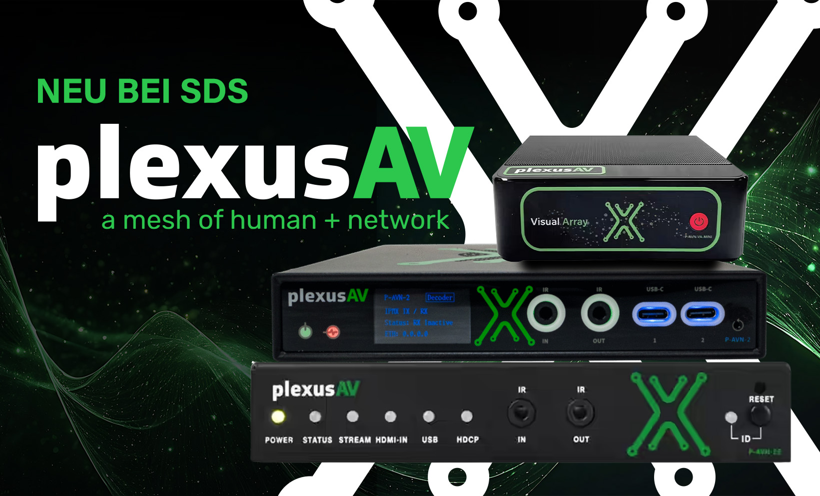 NEU bei SDS: Plexus AV — AV-over-IP neu definiert