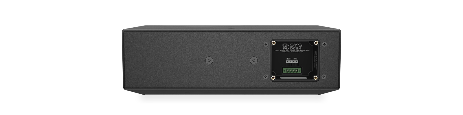 QSYS™ PL-Series PL-DC24 Black     Point Source Loudspeaker