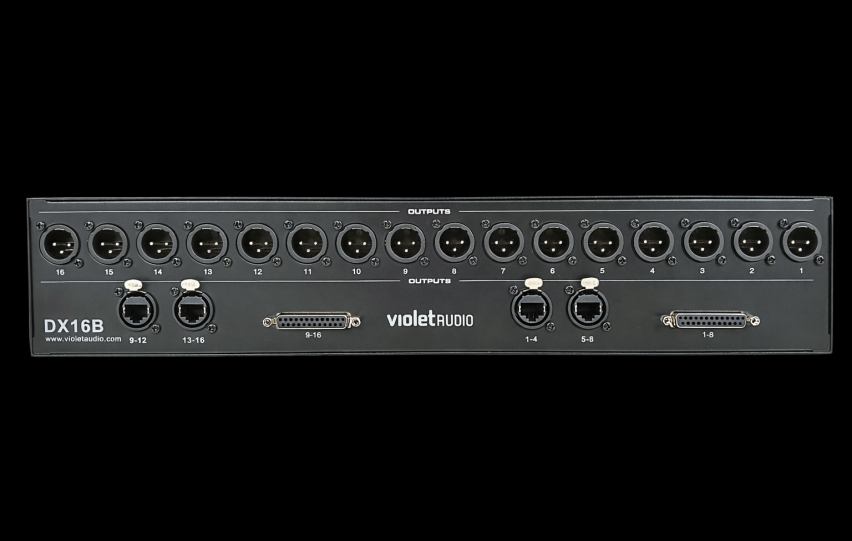 VIOLET AUDIO DX16B - 16-Kanal, 3-fach passiver Audio-Signal-Splitter