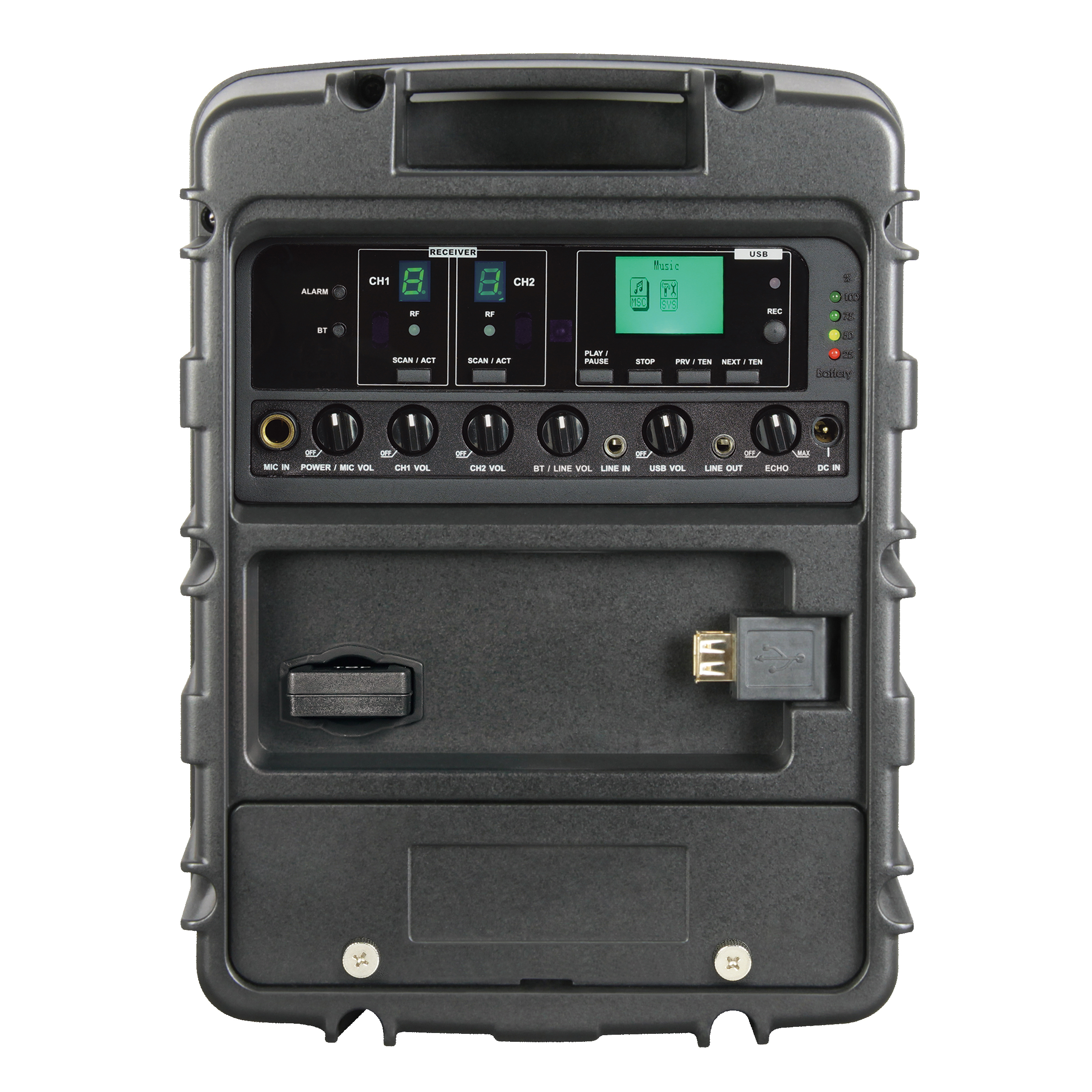 MIPRO MA300D (5.8G) Portable PA System mit Dual-Receiver