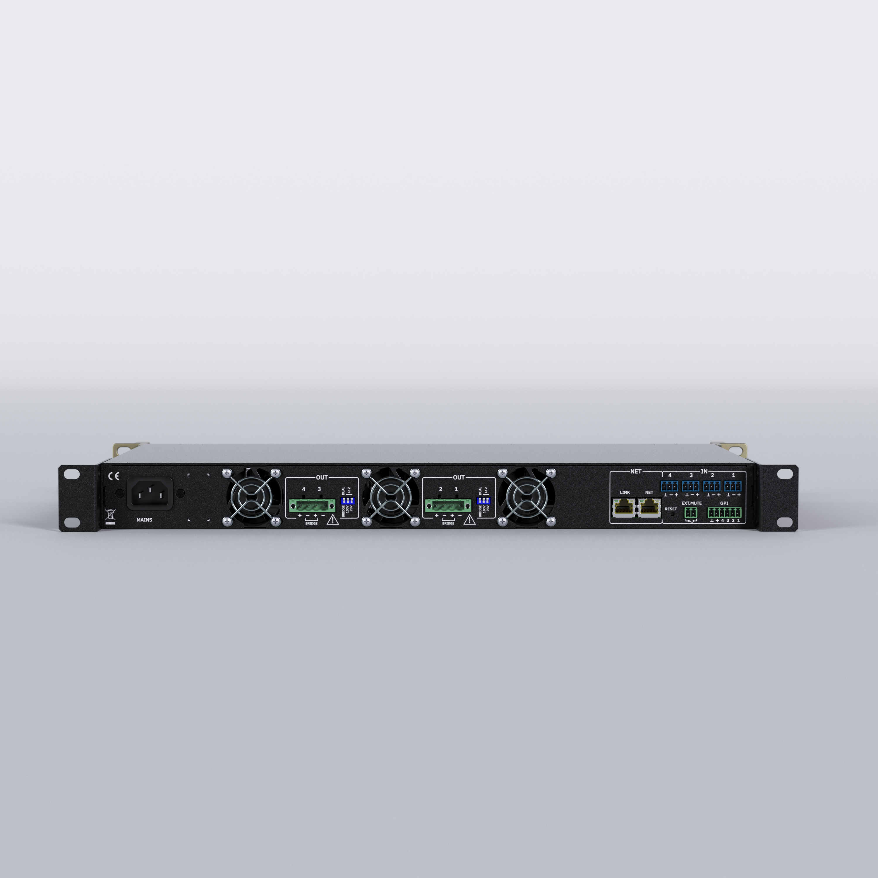 ECLER DARA4B-300     4x300W DSP Amplifier