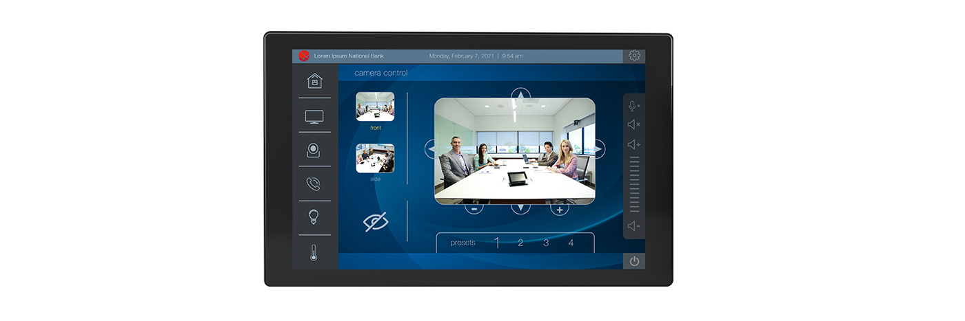 QSYS™ TSC101 Gen.3        10.0" Network Touchscreen Controller