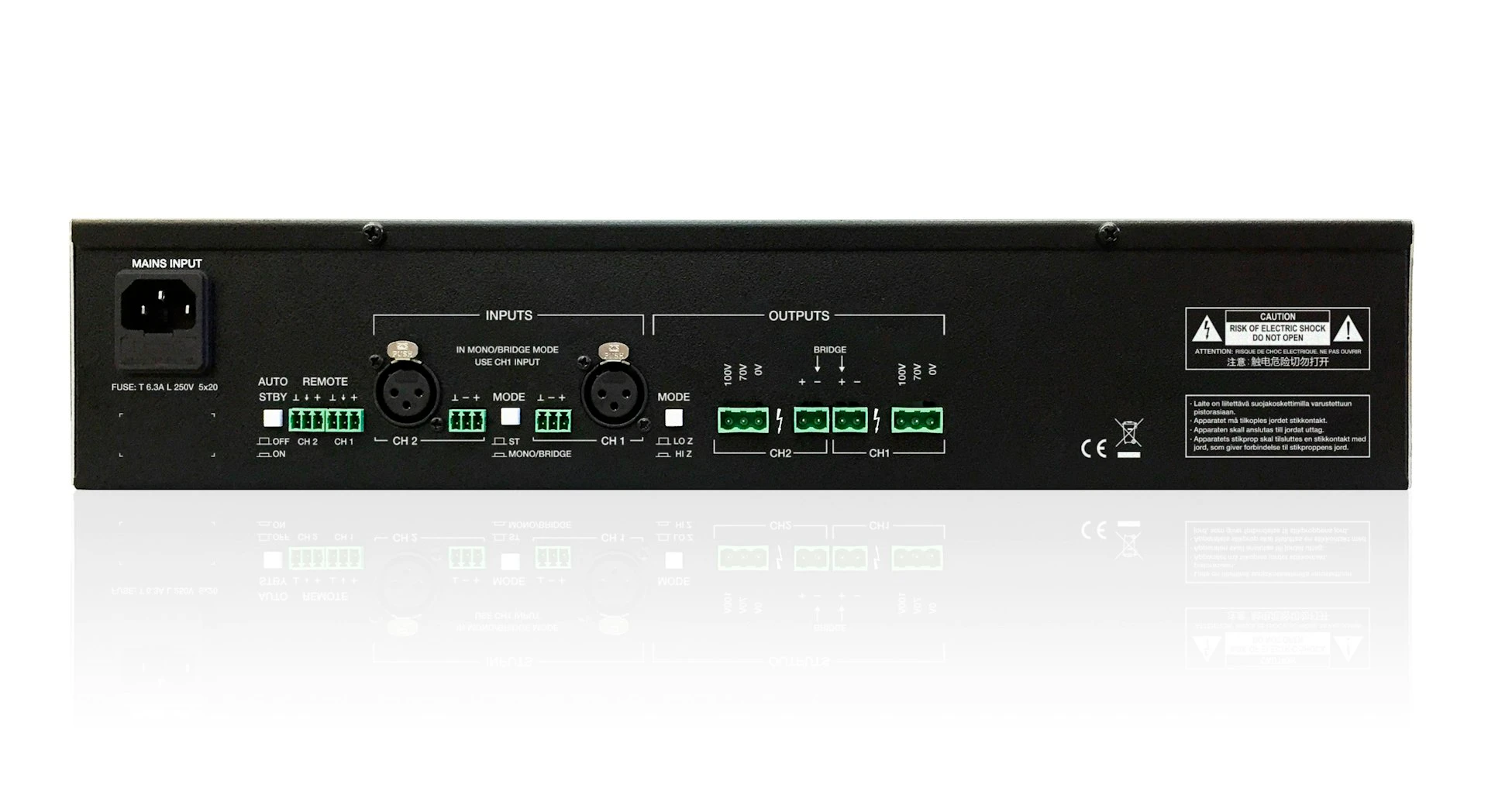 ECLER HSA2-400ES HSA-Series 2 Kanal Endstufe