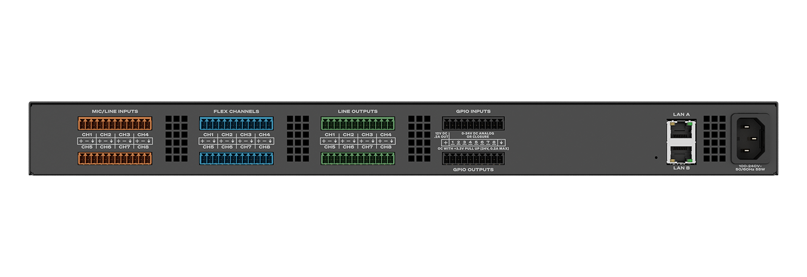 QSYS™ QiO 24f Network Expander