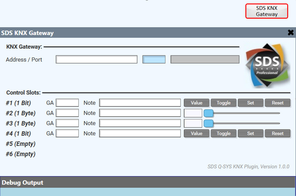 SDS Swiss KNX PlugIn Package
