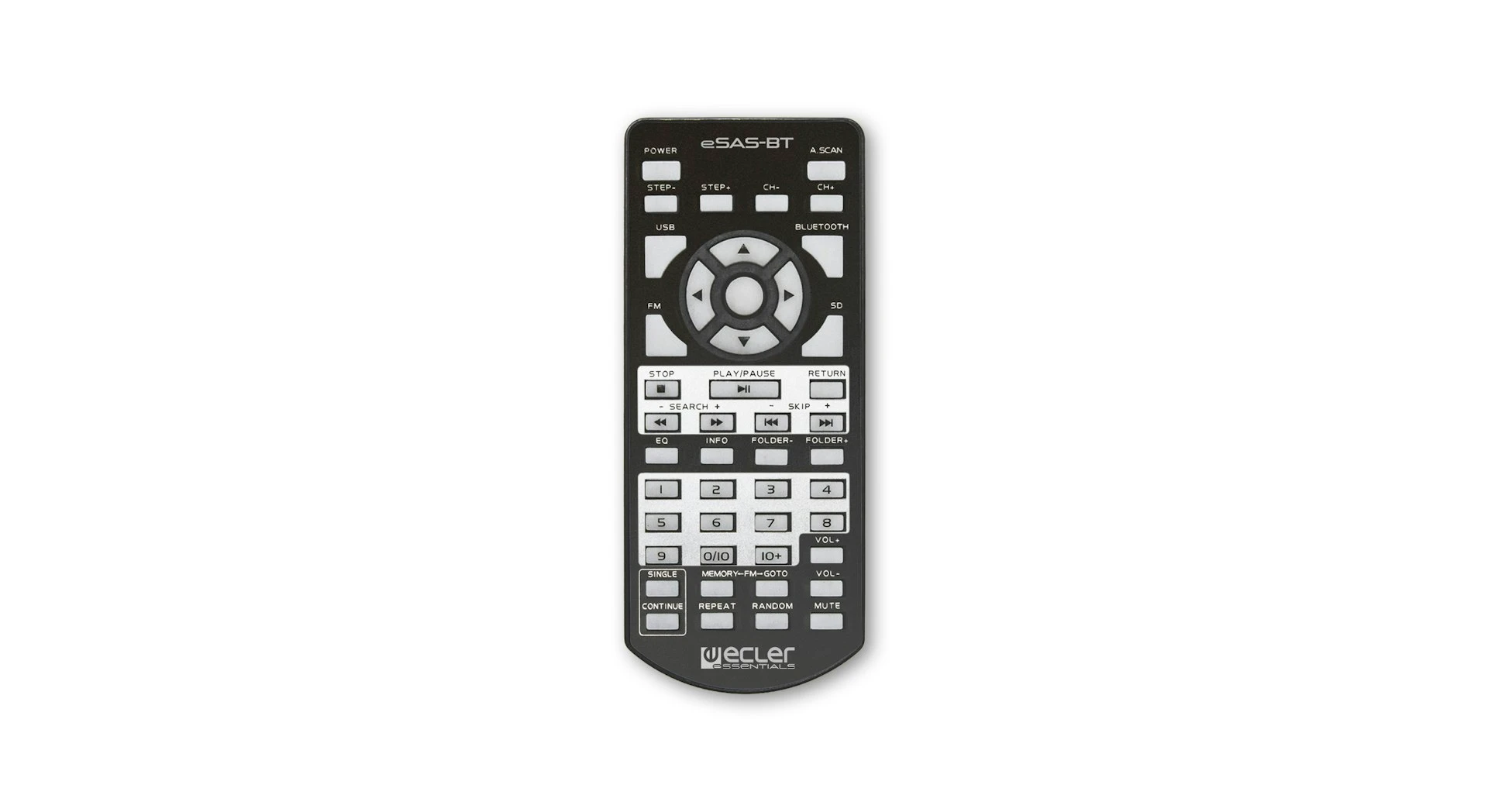 ECLER AudioPlayer ESASBT Mediaplayer USB, SD, FM, Bluetooth