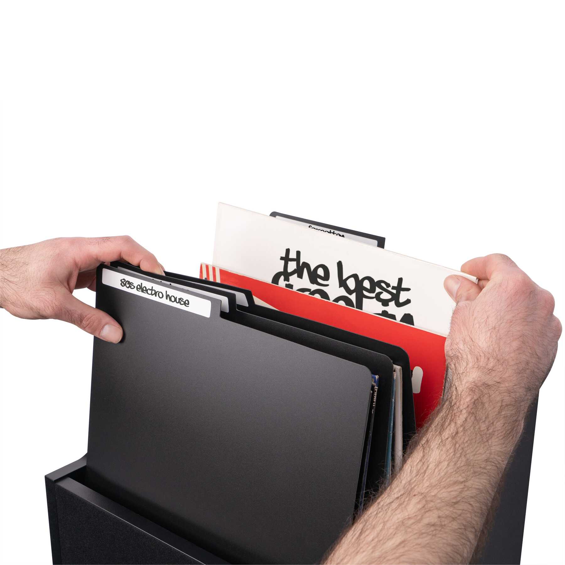 GLORIOUS Vinyl Divider Black Set (6Stk.)