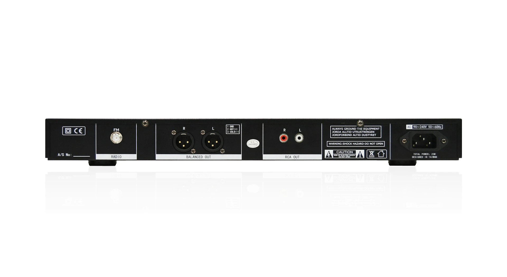 ECLER AudioPlayer ESASBT Mediaplayer USB, SD, FM, Bluetooth