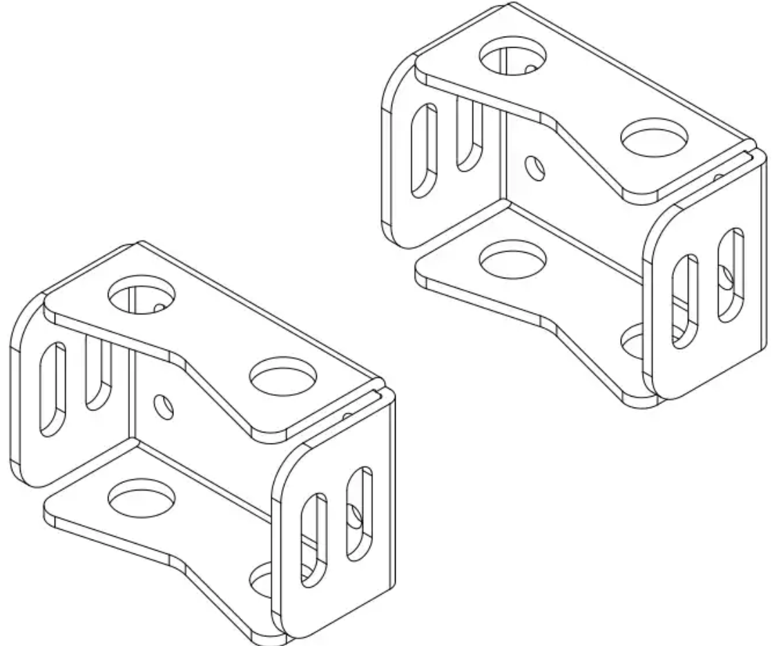 HK AUDIO SI-Series Accessories P10 Masthalterung Signalweiss
