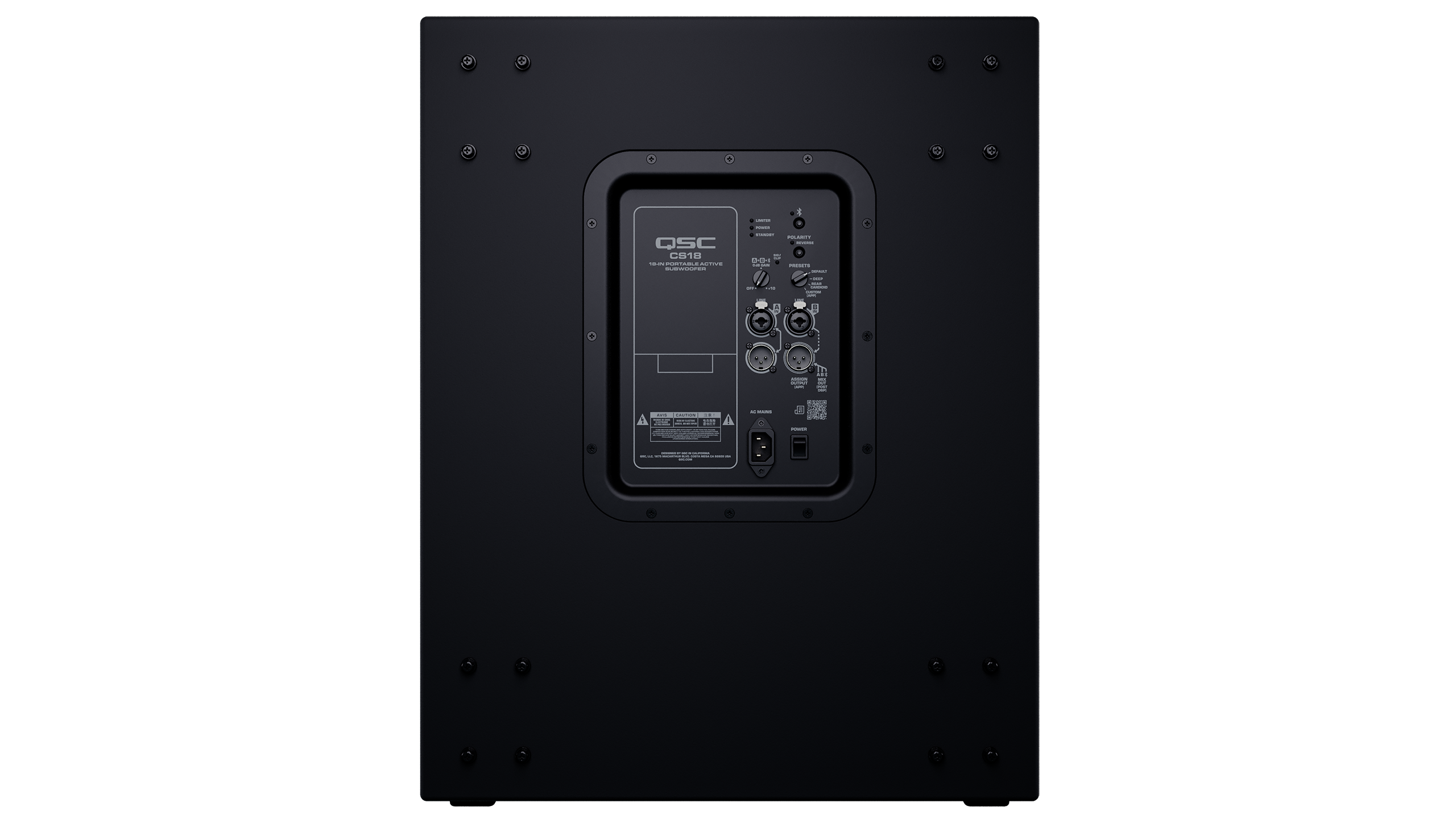 QSC Audio CS-Series CS18 Active Subwoofer