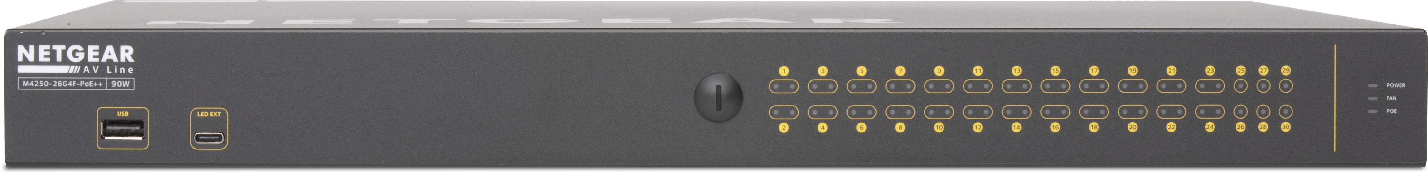 QSYS™ NS26-1440++   26 Port Switch 1440W PoE++