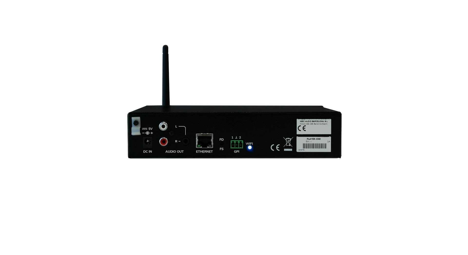 ECLER AudioPlayer PLAYERONE Webstreamer & Webradio