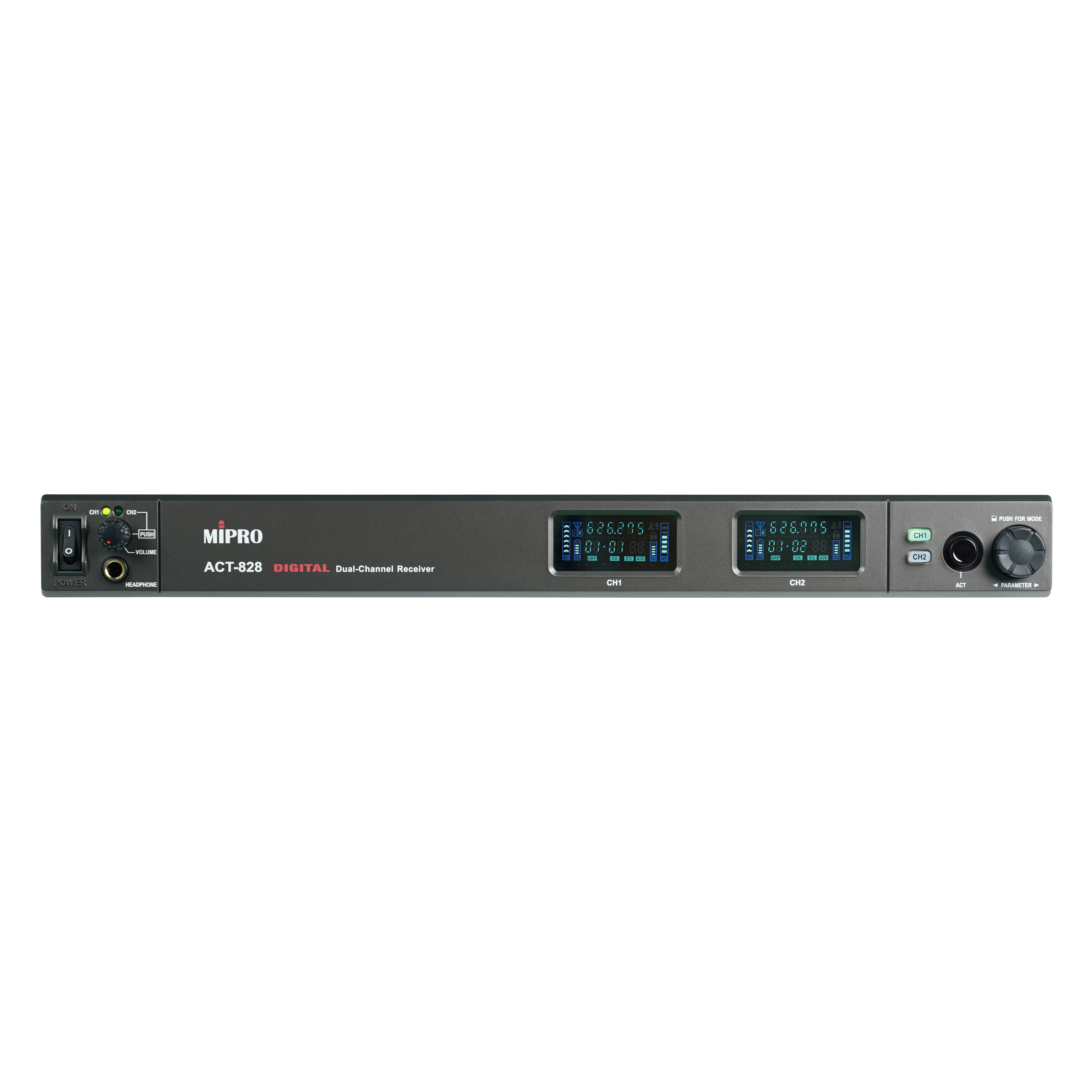 MIPRO 800-Series ACT828 (5E)   Digital Dual Receiver