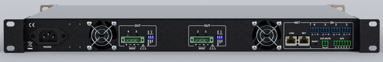 ECLER DARA4B-150     4x150W DSP Amplifier