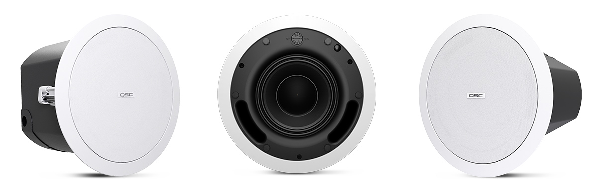 QSC AD C6T -HP White     Acoustic Design™ High-Power Ceiling Mount Speaker