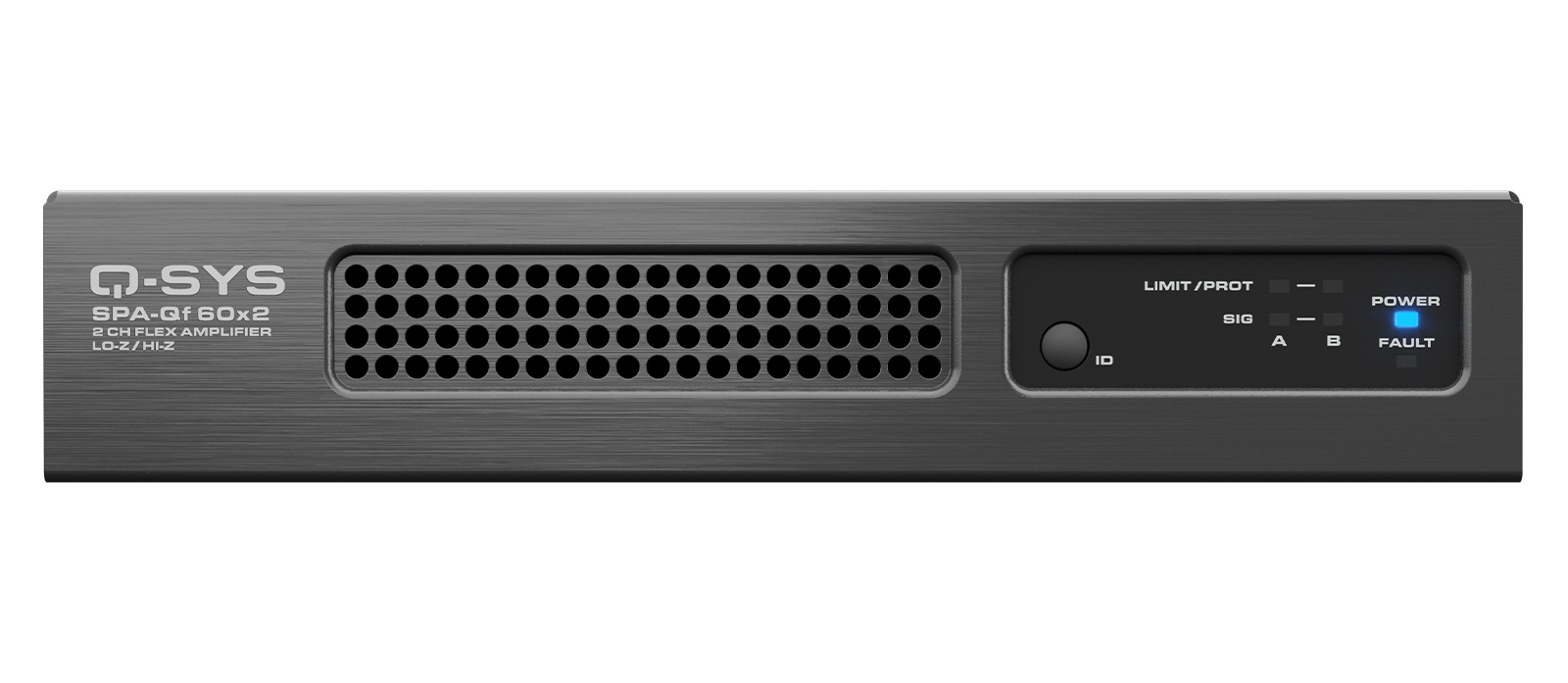 Q-SYS™ SPA-Qf 60x2 2x60W Network Amplifier