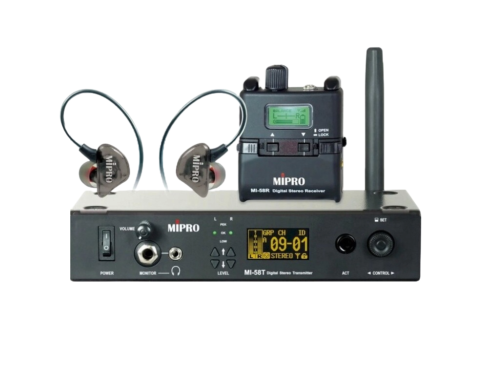 MIPRO MI-Series MI58RT   InEar SET 5.8GHz