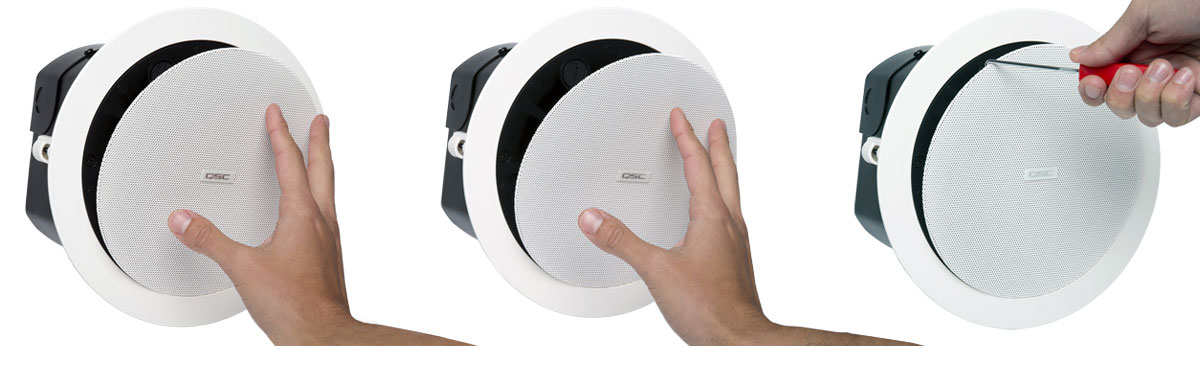 QSC AD C6T White     Acoustic Design™ Ceiling Mount Speaker