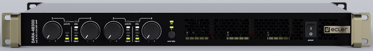 ECLER DARA4B-300     4x300W DSP Amplifier