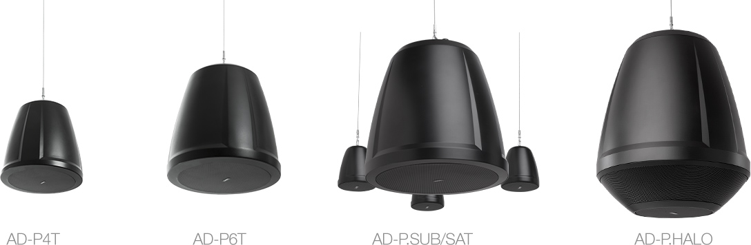 QSC AD P.SUB White     Acoustic Design™ Pendant Mount Subwoofer