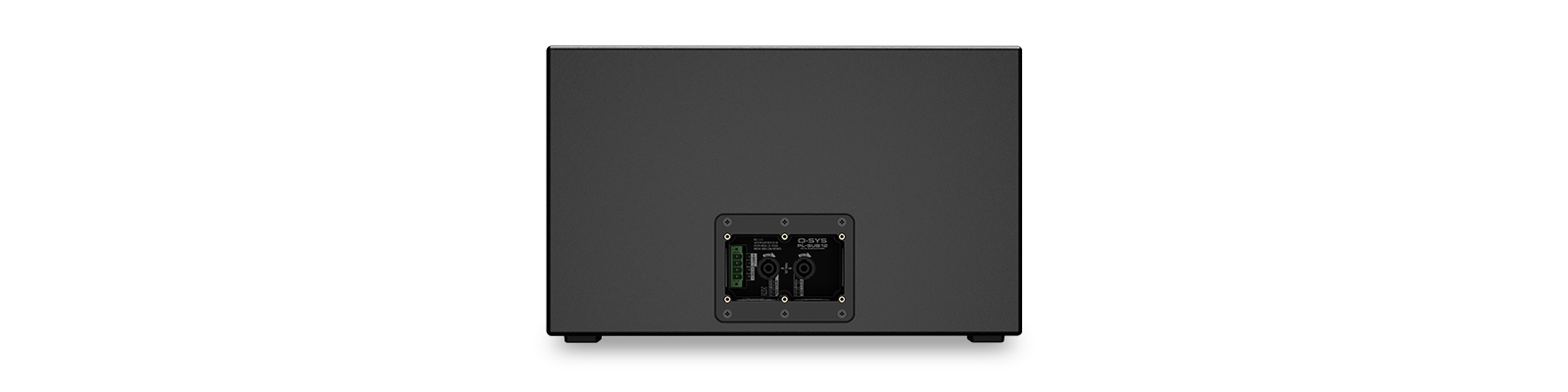QSYS™ PL-Series PL-SUB12 Black     Subwoofer