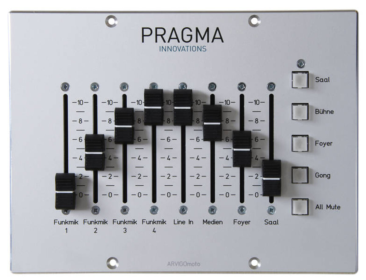 PRAGMA ARVIGO Tabletop Beschriftung