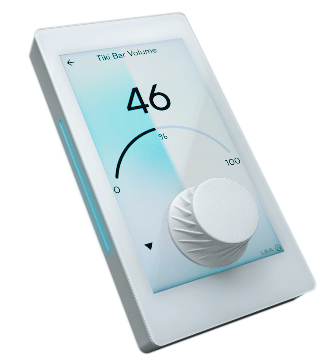 LEA Professional CS GLASS Wallcontroller PoE, weiss
