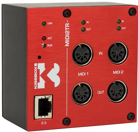 KISSBOX MIDI2TR Dual Midi Transceiver