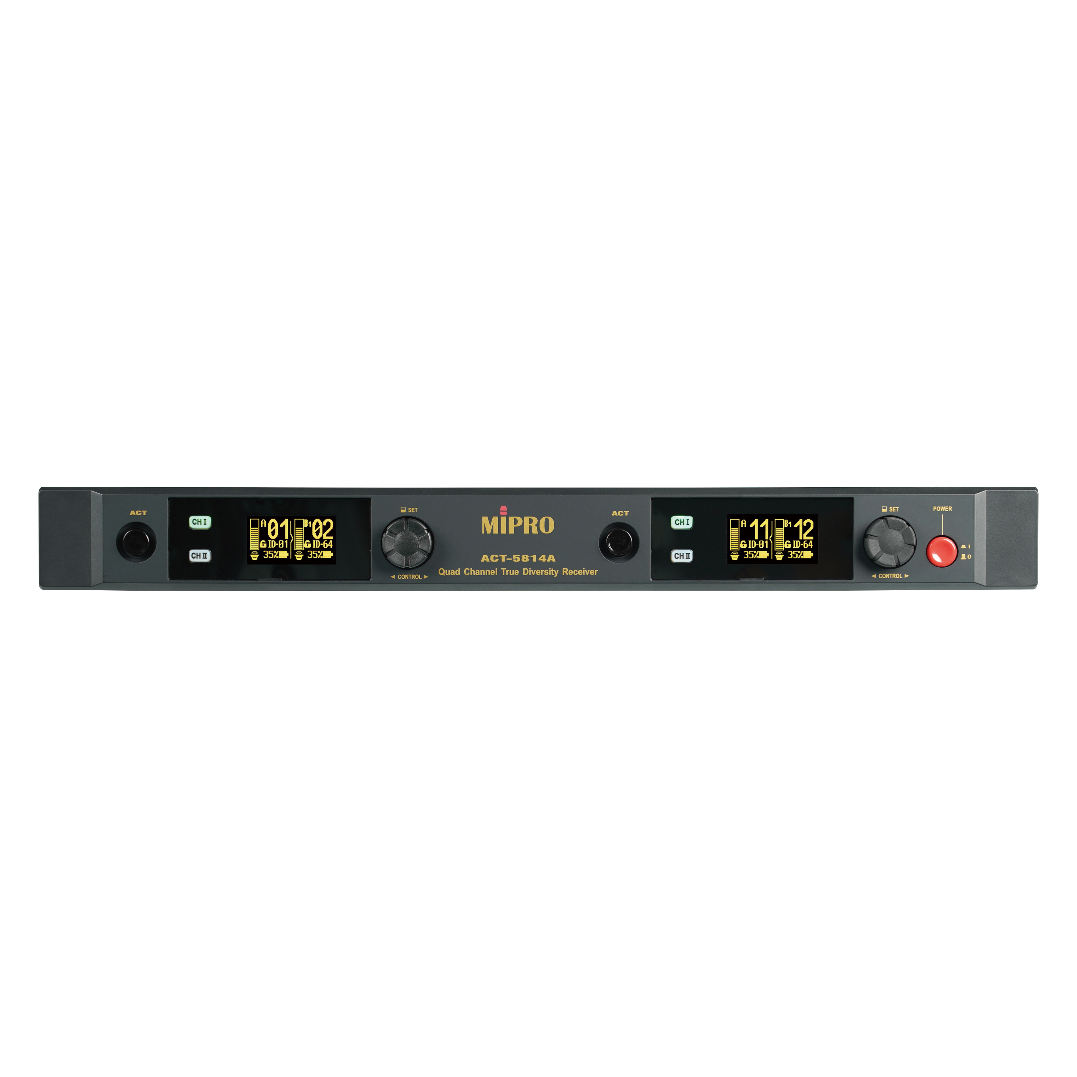 MIPRO 5800-Series ACT5814A  4ch Receiver 5.8GHz