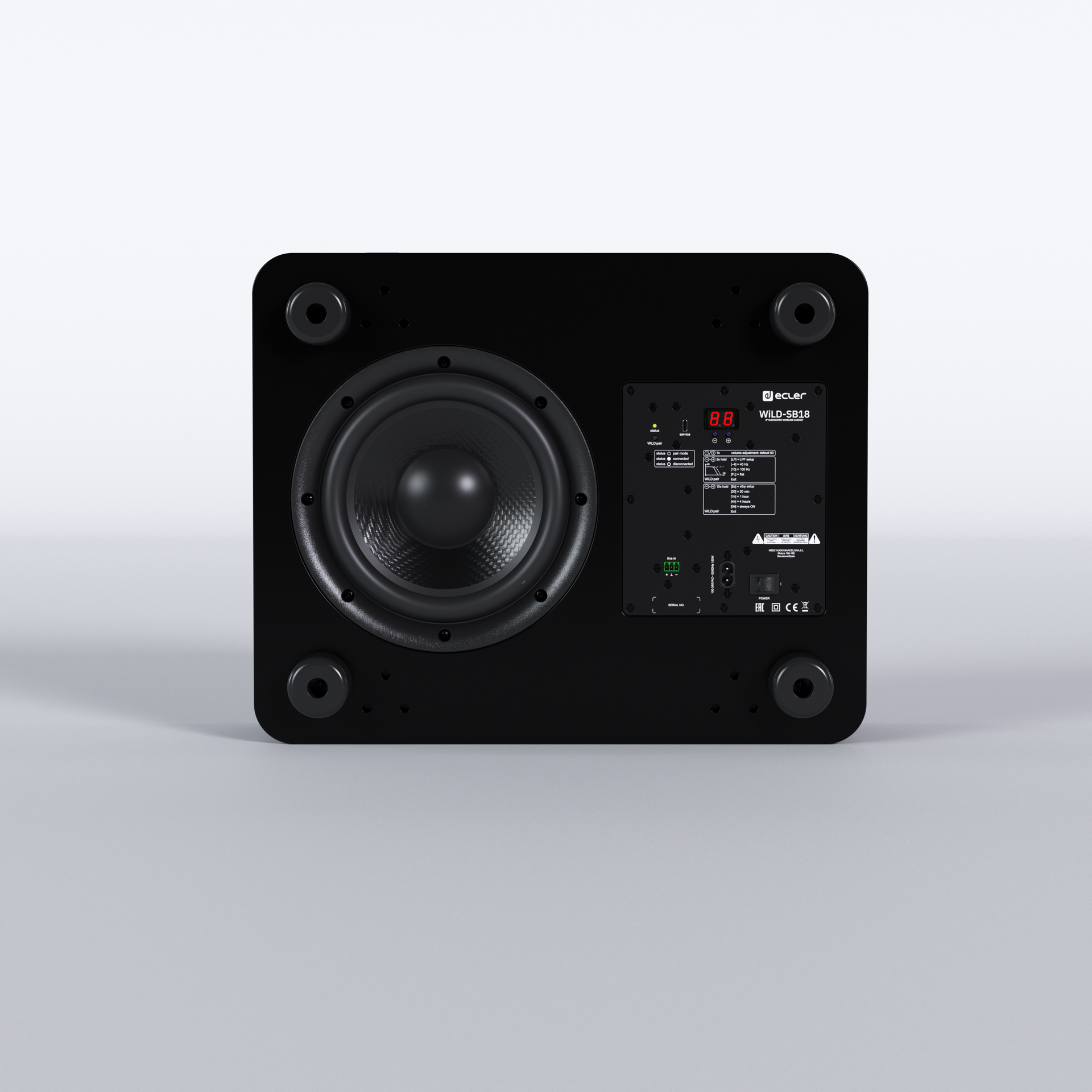 ECLER WiLD SB18 Subwoofer Black
