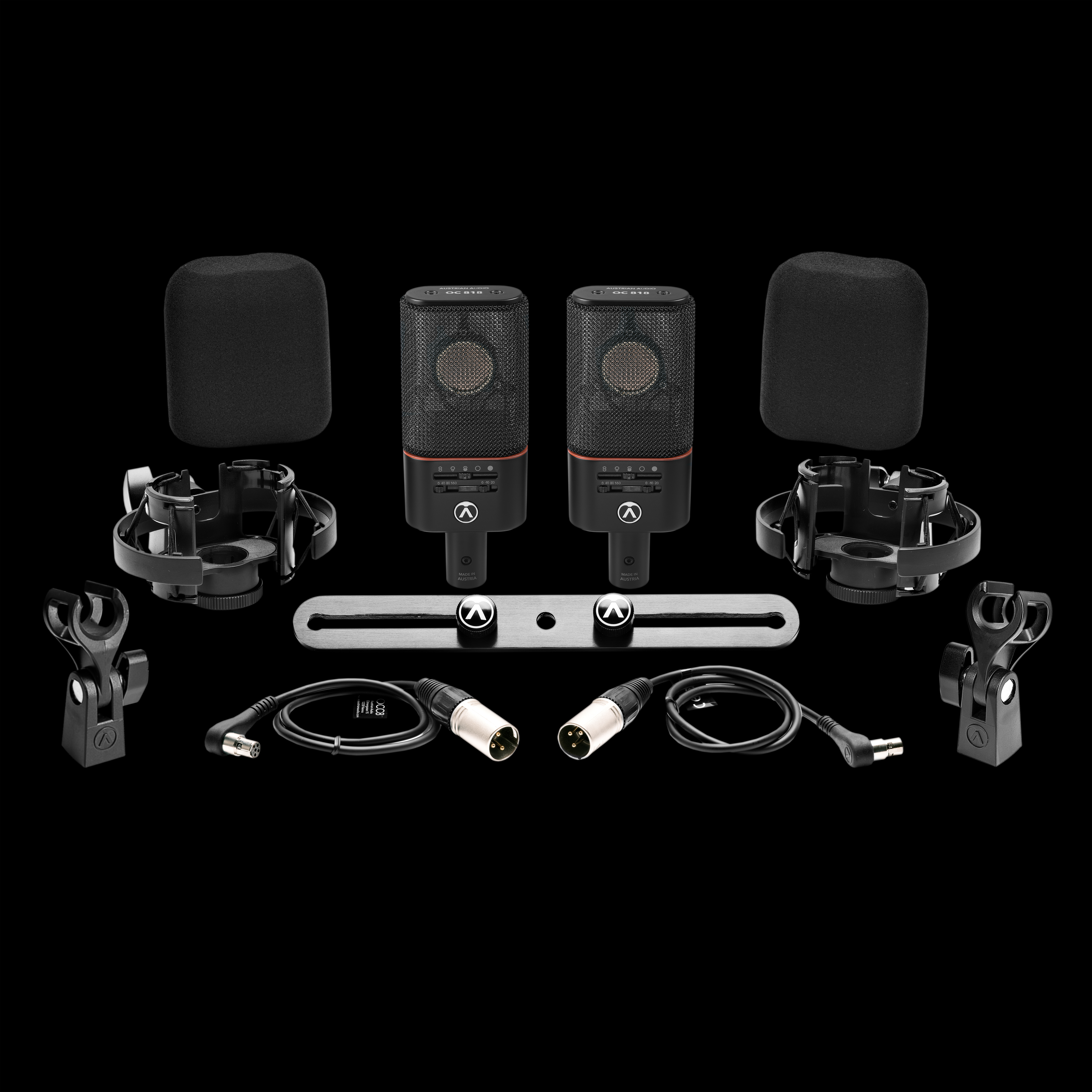 AUSTRIAN AUDIO OC818 Black Dual Set PLUS