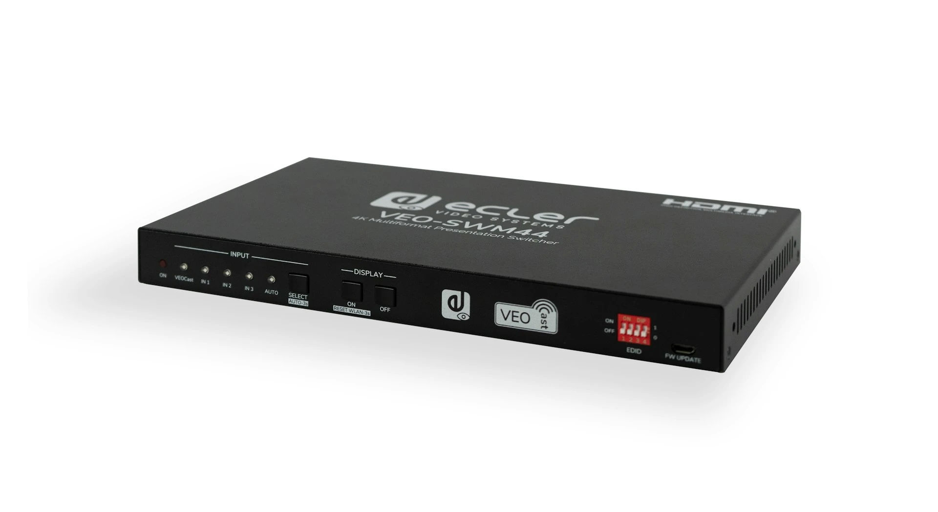 ECLER Video VEO-SWM44      4K Video Switcher