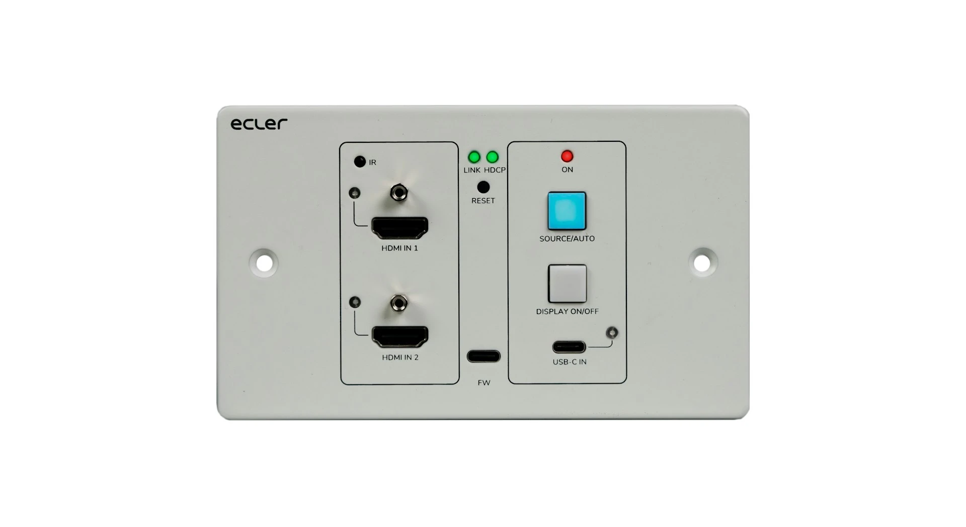 ECLER Video VEO-XWT44E      Video Wallplate