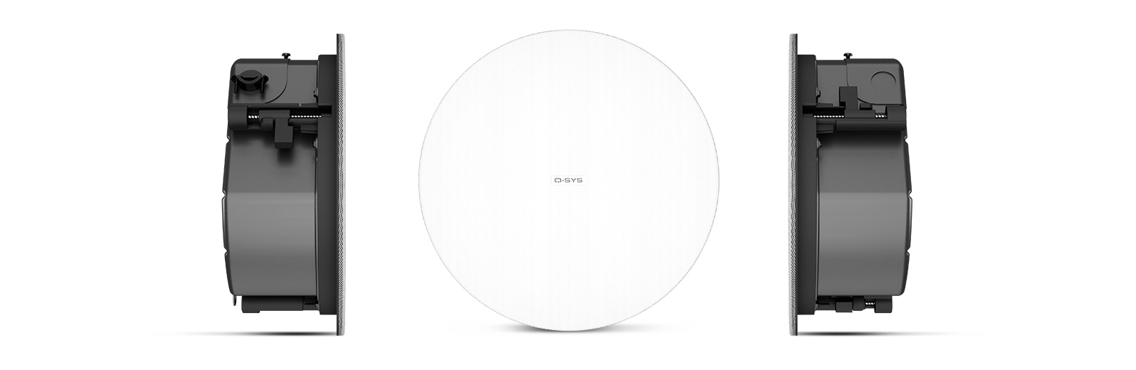 QSC AD C4T LP ZB White     Acoustic Design™ Low Profile Ceiling Mount Speaker