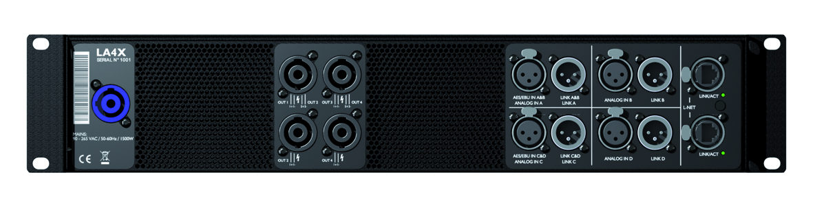 L-ACOUSTICS LA4X Amplified Controller