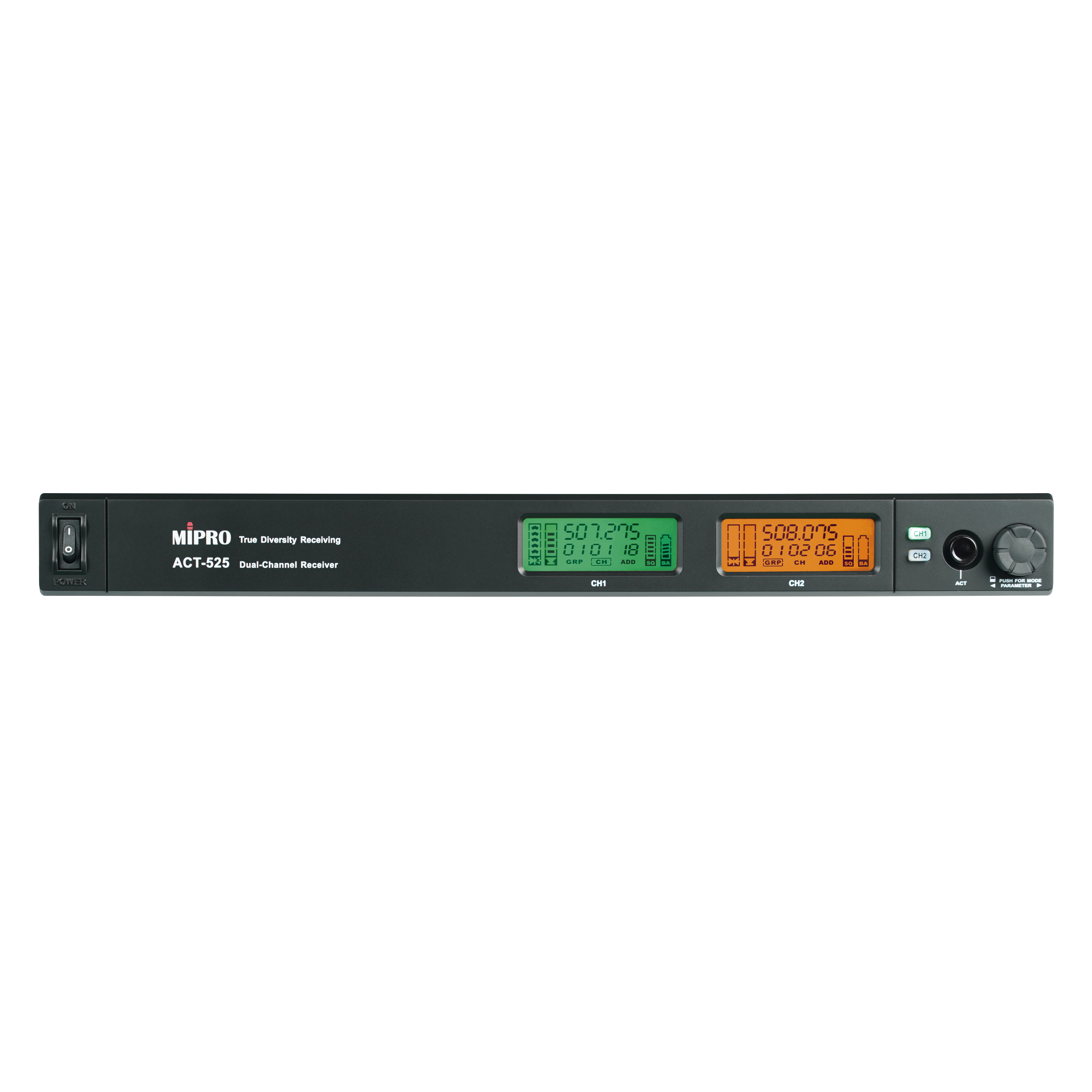 MIPRO 500-Series ACT525 (5A)  Dual Receiver 24MHz