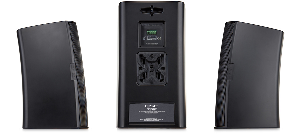 QSC AD S6 Black     Acoustic Design™ Speaker