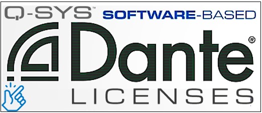 QSYS™ Software Lizenz SL-DAN-16P
