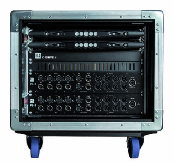 HK AUDIO COSMO™ C Drive8 PS X4 Cosmo Amprack 2x4